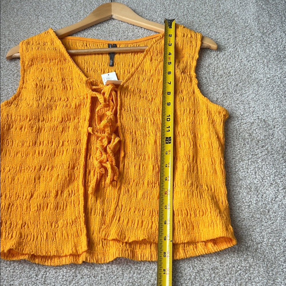 Anthropologie Front-Tie Tank Top - Picture 9 of 12